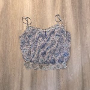 American eagle outfitters patterned blouse